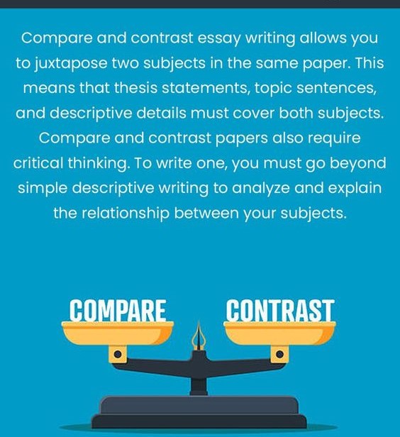 compare and contrast nursing essay
