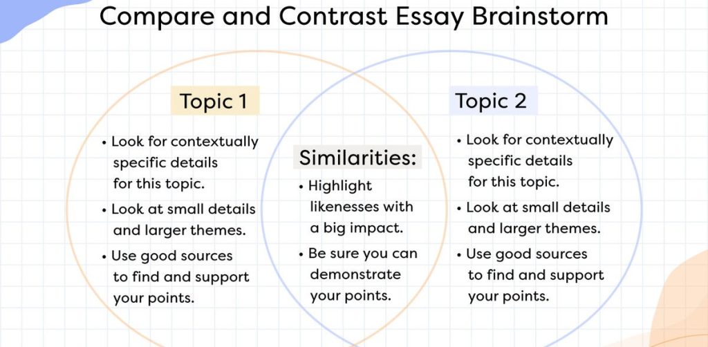 compare and contrast nursing essay